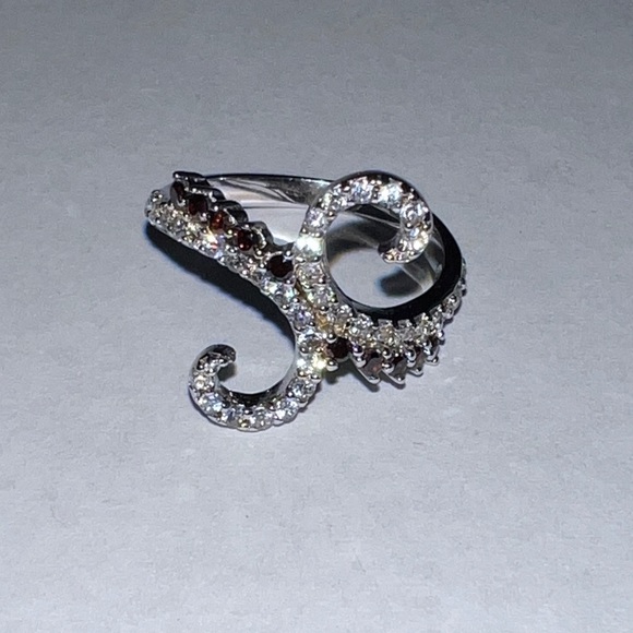 Sterling Silver and Topaz Ring - Picture 7 of 10